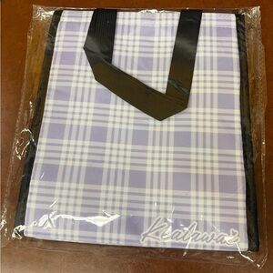 Kealawai purple palaka lunch bag